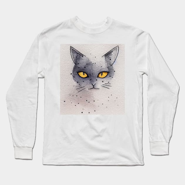 A simple Cat Long Sleeve T-Shirt by fistikci